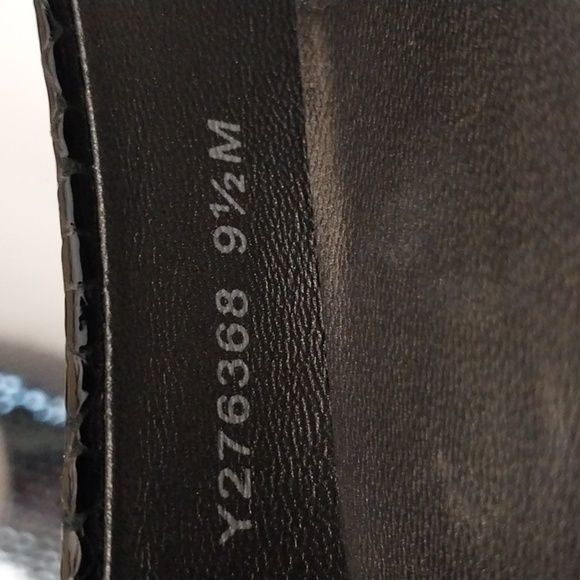 Stuart Weitzman snakeskin open toe platform 3.5 inch heels size 9.5 - Picture 9 of 11